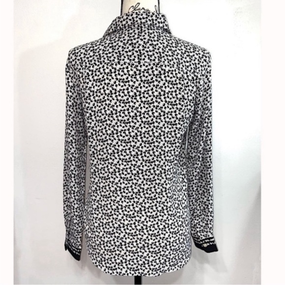 Loft women’s button down boho blouse shirt EUC - Picture 5 of 11